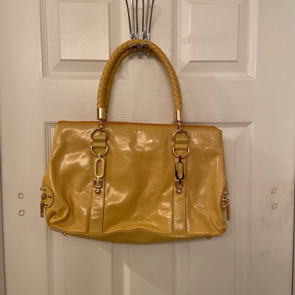 Mustard colored shoulder bag - Picture 1 of 3